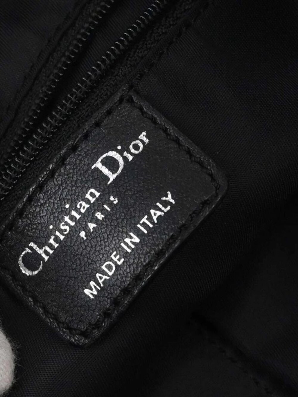 Christian Dior Black Trotter Shoulder Bag 15-BO-0057 196970 - Picture 14 of 16